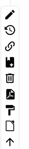 Figure 1.4.3-6: Editor toolbar Figure 1.4.3-6: Editor toolbar